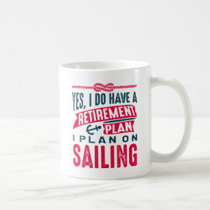 Mug Plan de retraite en voile