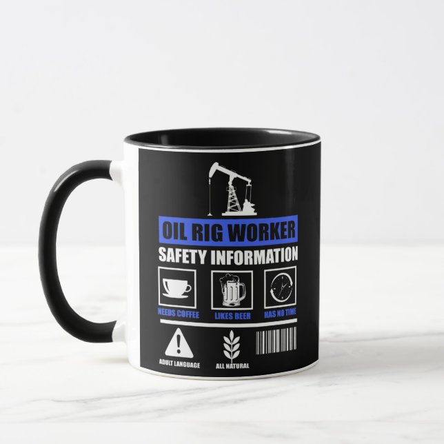 Mug Plan de travail de la plate-forme pétrolière USA A (Gauche)