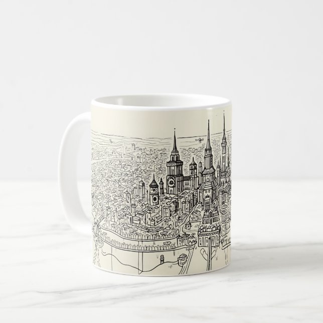 Mug Plan de ville (Devant gauche)