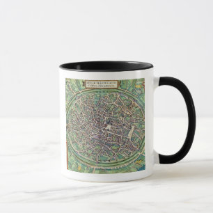 Mug Plan de ville de Bruges, de 'Civitates Orbis