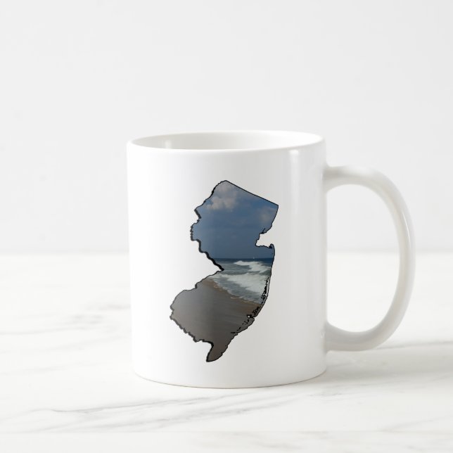 Mug Plan d'État de New Jersey Shore (Droite)