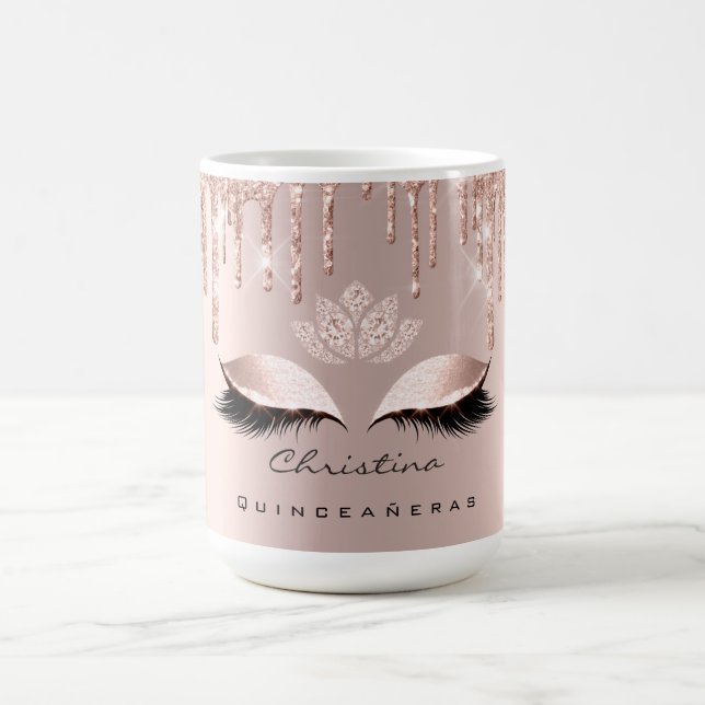 Mug Planche de maquillage 16e Fête des mariées Douce Q (Centre)