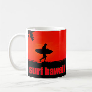 Mug Planche de surf à Hawaii