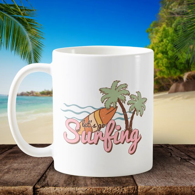 Mug Planche de Surf d'été Surfing (Créateur téléchargé)