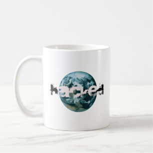 Mug planète Terre piratée