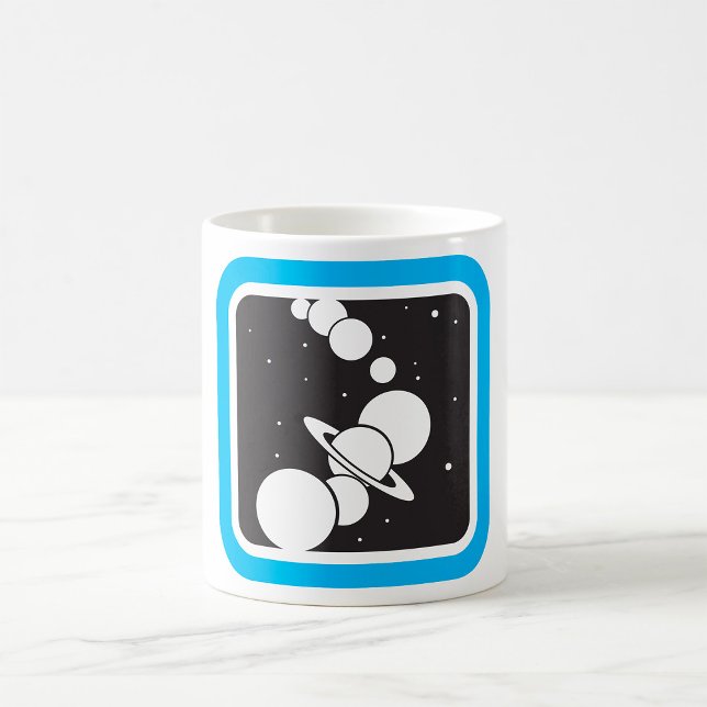 Mug Planètes dans l'espace (Créateur téléchargé)