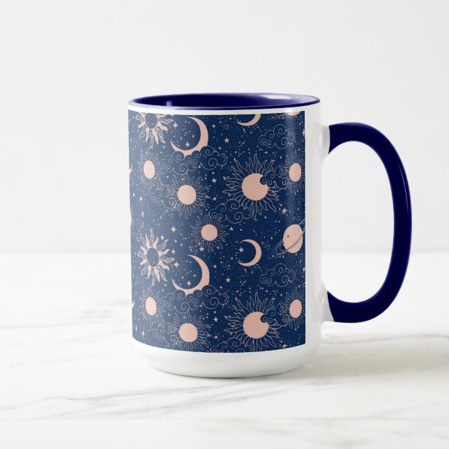 Mug Planètes et étoiles Motif (Droite)