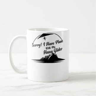 Mug Planeur - Désolé, j'ai des projets avec mon planeu