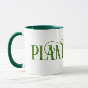 Mug Plantaholic Funny Gardening Botanical Plante Lover