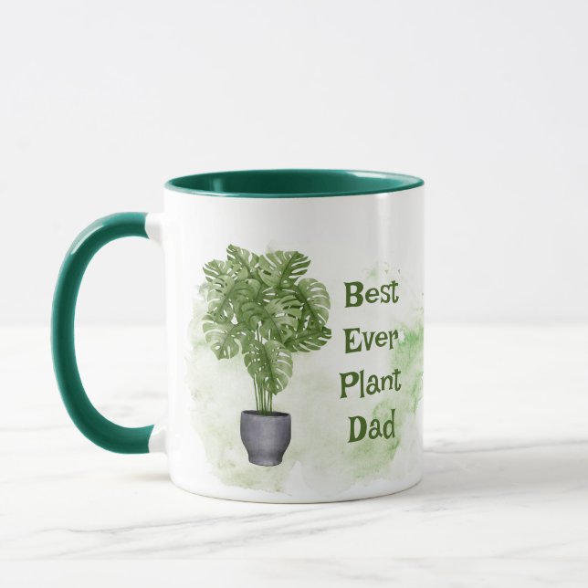 Mug Plante amusant Meilleur jamais Plante Papa Housepl (Gauche)