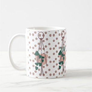 Mug Plante d'intérieur mignonne et suspension en macra