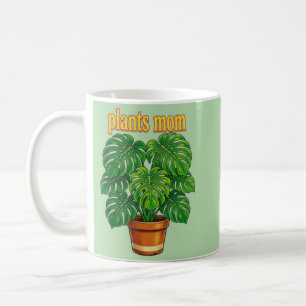 Mug Plante en pot graphique aquarelle boho - "Choisiss