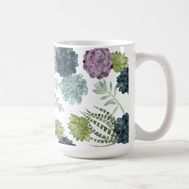 Mug Plante Happiness Collection Motif Succulent (Droite)