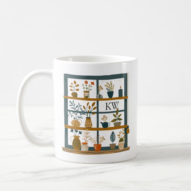 Mug Plante Lover a pointé des Plantes sur Windows Mong (Gauche)