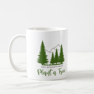 Mug Plante un arbre, en sécurité dans la forêt, soutie