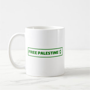 Mug Plaque d'immatriculation de Palestine - Palestine