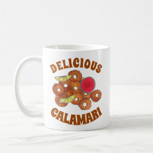 Mug Plat de Calamari frits Alimentation Italienne Entr