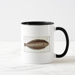 Mug Plat unique XLV de Douvres (Solea Solaea) de