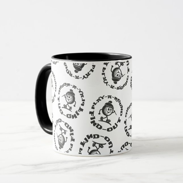 Mug Play Around Find Out Pattern Funny Golfer Gift (Devant gauche)