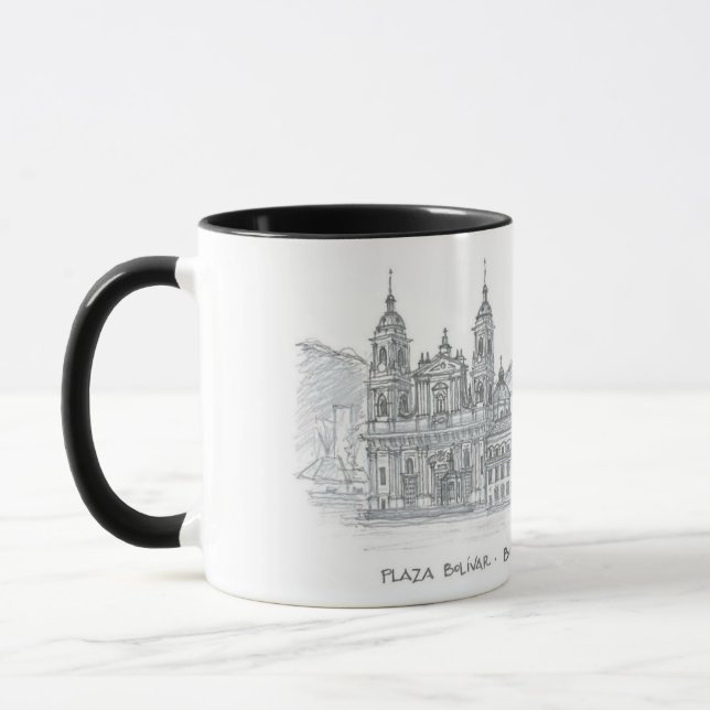 Mug Plaza Bolívar, Bogota, Colombie (Gauche)