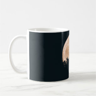 Mug Pleine lune DERRIÈRE UN ARBRE SILHOUETTES