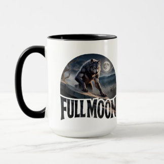 Mug Pleine lune Werewolf - Imaginaire gothique Horreur