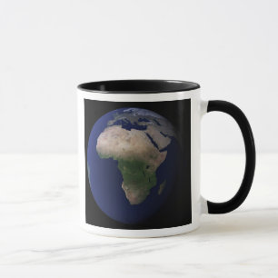 Mug Pleine Terre montrant l'Afrique, l'Europe et le Mo