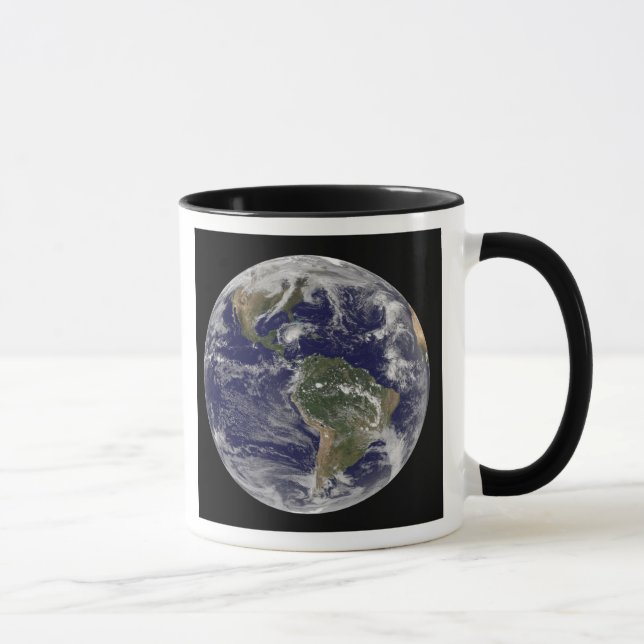 Mug Pleine Terre montrant l'ouragan Paloma (Droite)