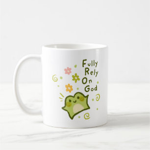 Mug Pleinement confiance en Dieu - Matcha la grenouill