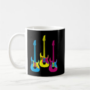 Mug Plomb graphique de guitare électrique CMYK Multico