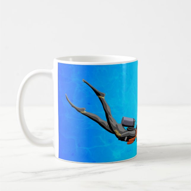 Mug Plongée à l'air d'homme (Gauche)