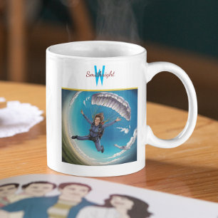 Mug Plongée Au-Dessus Des Nuages