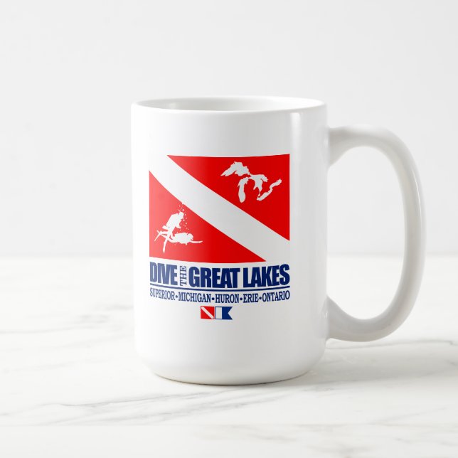 Mug Plongée dans les Grands Lacs (Droite)