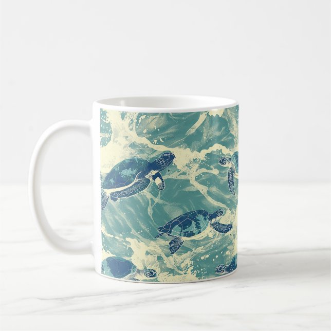 Mug Plongée Deep - Sea Turtle Coffee Companion (Gauche)