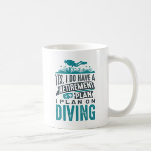 Mug Plongée du régime de retraite