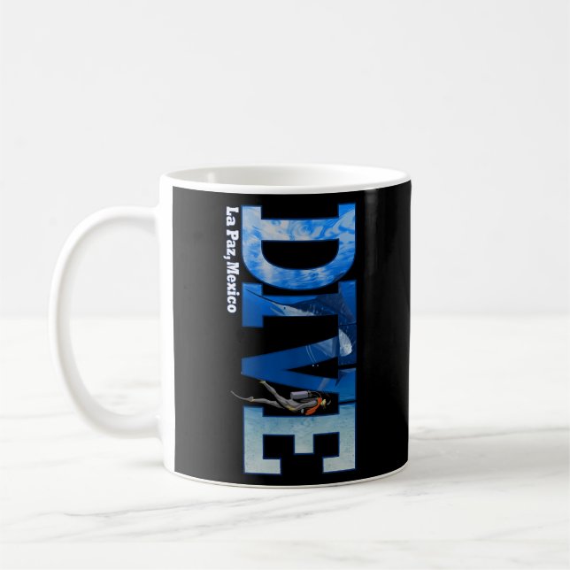 Mug Plongée La Paz Plongée Sous-Marine Plongée (Gauche)