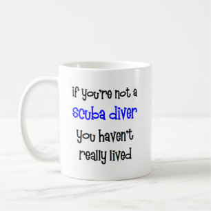Mug plongée sous-marine vraiment vivre