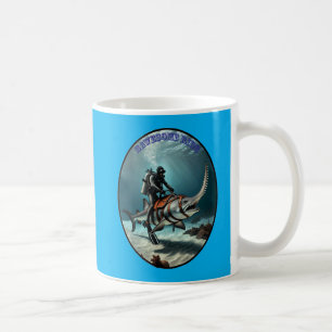 Mug Plongée vintage de la SCUBA Plongée chevauchant un