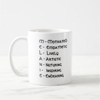 Plongeons dans "Melanie" lettre par lettre ! -Mug