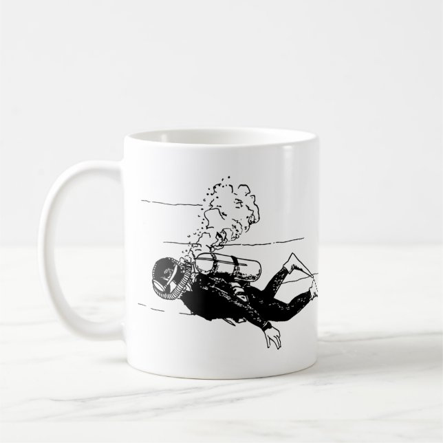 Mug Plongeur (Gauche)
