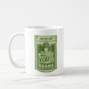 Mug Plongeur café pop art emballage alimentaire illust