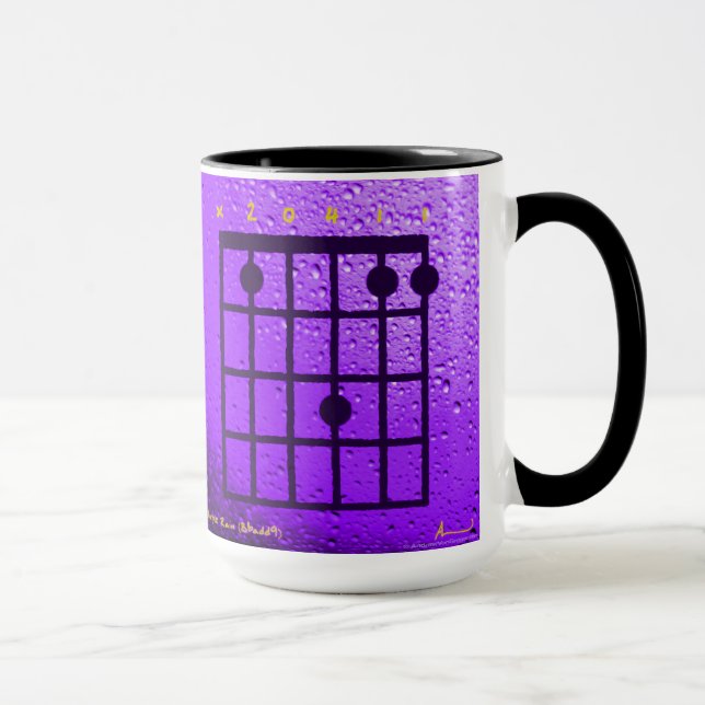 Mug Pluie pourpre (Bb add9) (Droite)