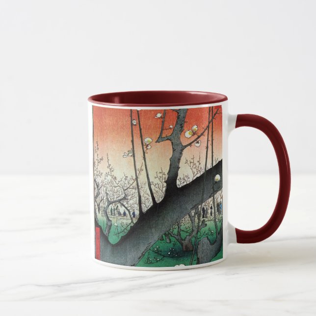 Mug Plum à fleurs, Hiroshige (Droite)