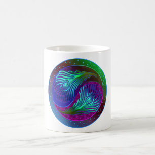 Mug Plume Yin Yang 5 de paon