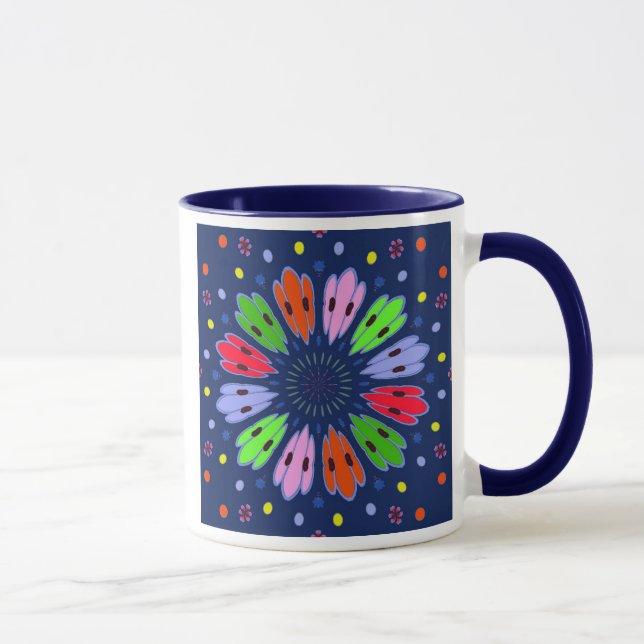 Mug Plumes de paon (Droite)