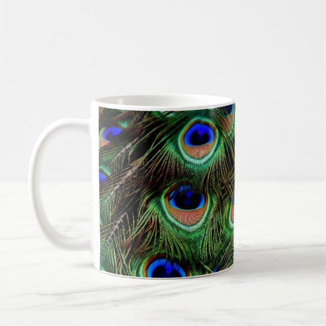 Mug Plumes de paon (Gauche)