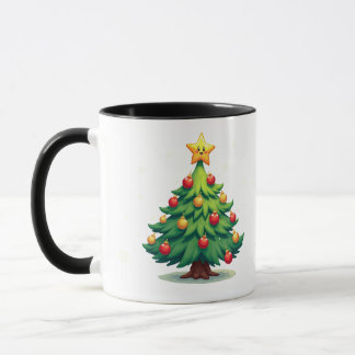 Mug Plump Kawaii Christmas Tree Sparkling Ornaments