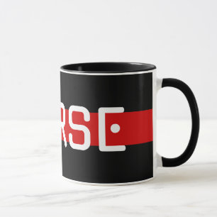 Mug PLUS Code Ligne rouge Design