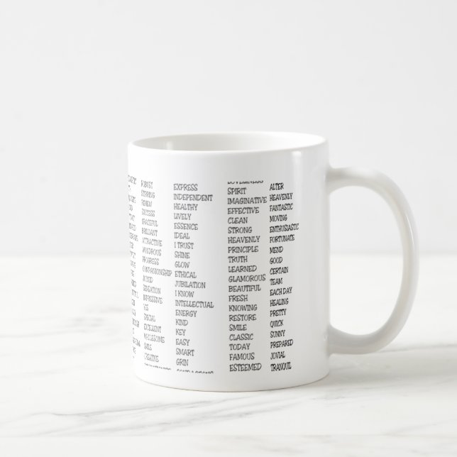 Mug Plus de 600 mots positifs ! (Droite)