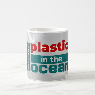 Mug Plus de plastique dans l'océan Pollution de l'oc